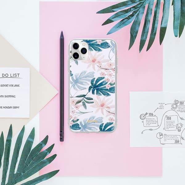 Crong Blomsteretui - iPhone 11 Pro Etui (mønster 02)