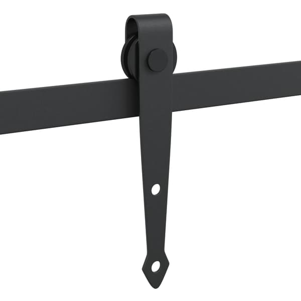 vidaXL monteringssystem til skydedørsskab, 122 cm