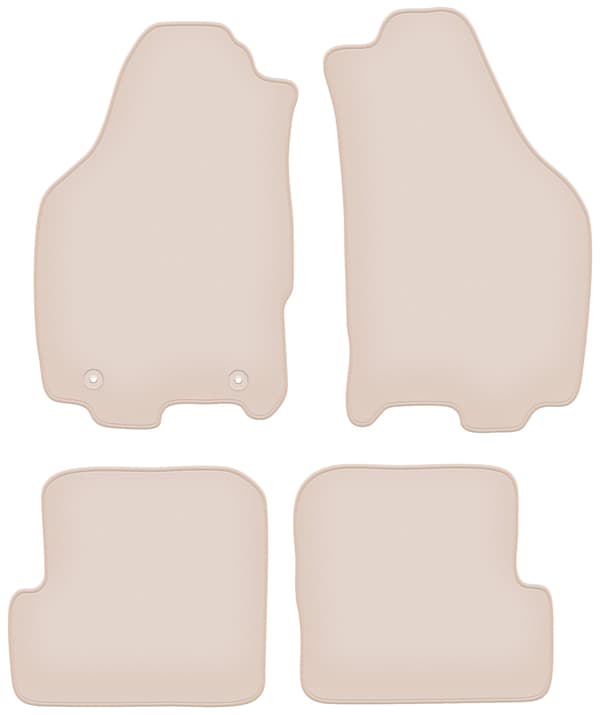 bilmattor PREMIUM beige för Lancia Ypsilon II hatchback 2003-2011