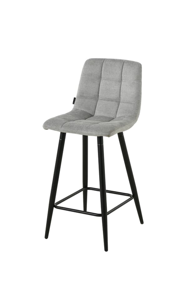 TORE-S snurrbarstol, grått tyg, 65 cm