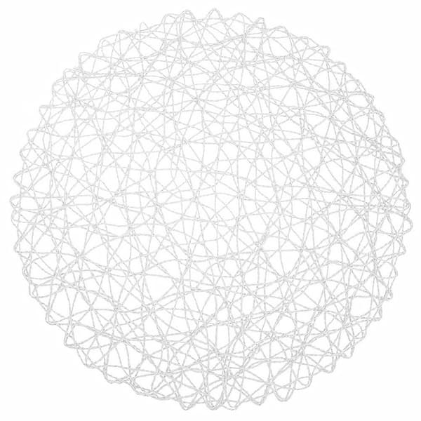 Papir bordmåtte hvid rund 35 cm