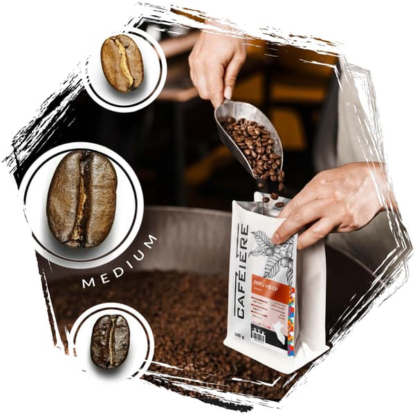 Kaffebönor CAFEIERE Arabica Peru HB EP 500 g
