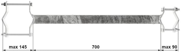 DISTANSKLÄMMA OR-70R90-150