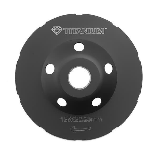 Segmentoitu timanttilevy betonin hiomiseen 125mm TITANIUM PRO Grid