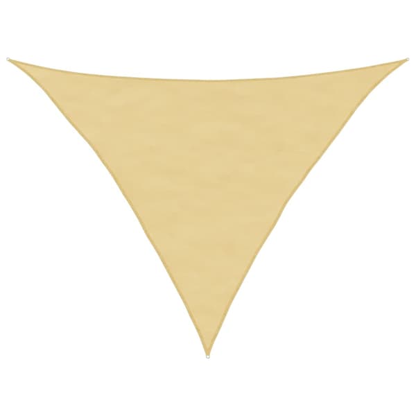 vidaXL solsejl, sand, 5x5x6 m, 100% polyester