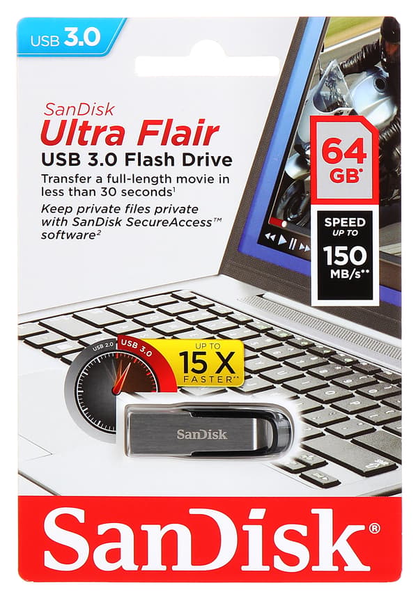 Pendrive FD-64/ultraflair-sandisk 64GB USB 3.0 sandisk