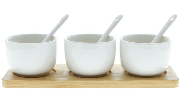 SKÅLEBEHOLDERE TIL SAUCE OG DIP 3 DELS SÆT