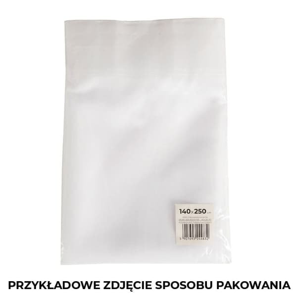 Balkonggardin Voile med Öljetter 140x230 Basic Slät Vit