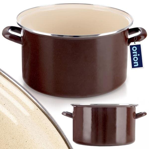 Emaljerad gryta BROWN 32 cm, 11,5 l
