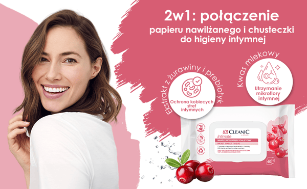 HH Cleanic Intimate fuktpapper 40 st. rPP
