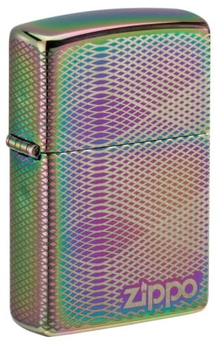 Zippo illusionslighter med linjemønster
