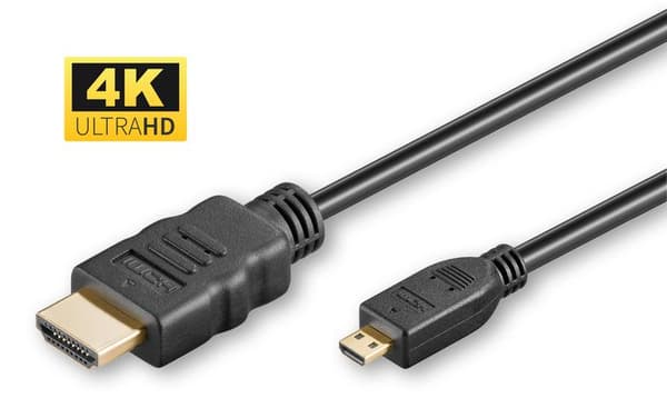 MicroConnect High Speed HDMI 2.0 A HDMI Micro 1m