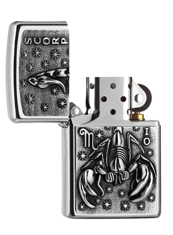 ZIPPO ZODIAC SCORPIO lighter skorpion 2006498