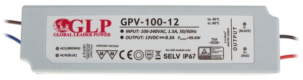 HAKKURIVIRTALÄHDE 12V/8.3A/GPV