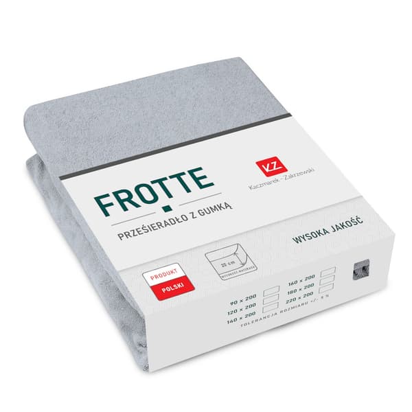 Frottélagen 140x200 grå TYK