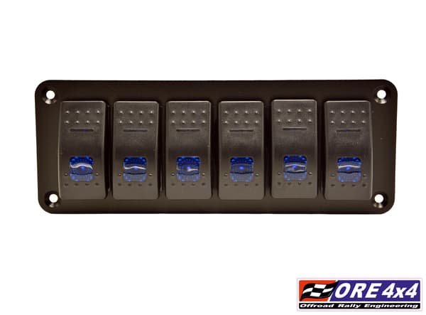 Carling 6x kontaktpanel for ekstra belysning 12V