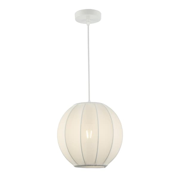 HÄNGLAMPA DANA 1 E27 VIT MILAGRO ML1805