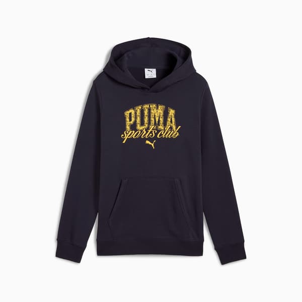 Drengehættetrøje Puma CLASS TR marineblå 68579816 størrelse 140