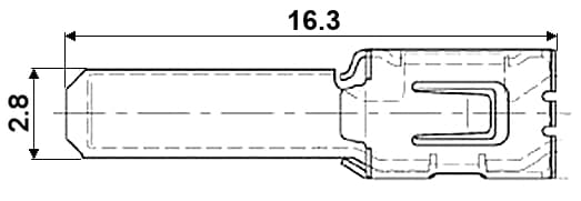 KSW-2.8/1.0*P100 hanstik
