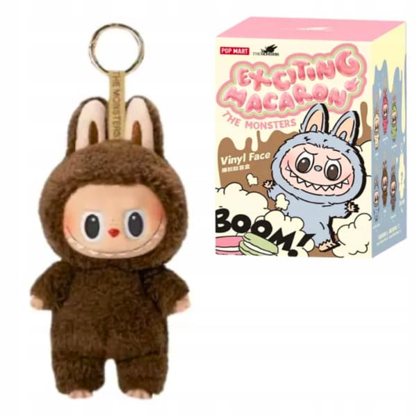 Maskot Docka Nyckelring Liten Docka Bubu Figur Plusch Överraskning Låda