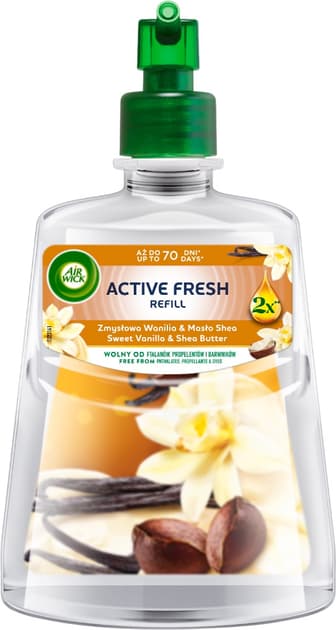 Air Wick Active Fresh refill Sensuell Vanilj & Sheasmör 228 ml