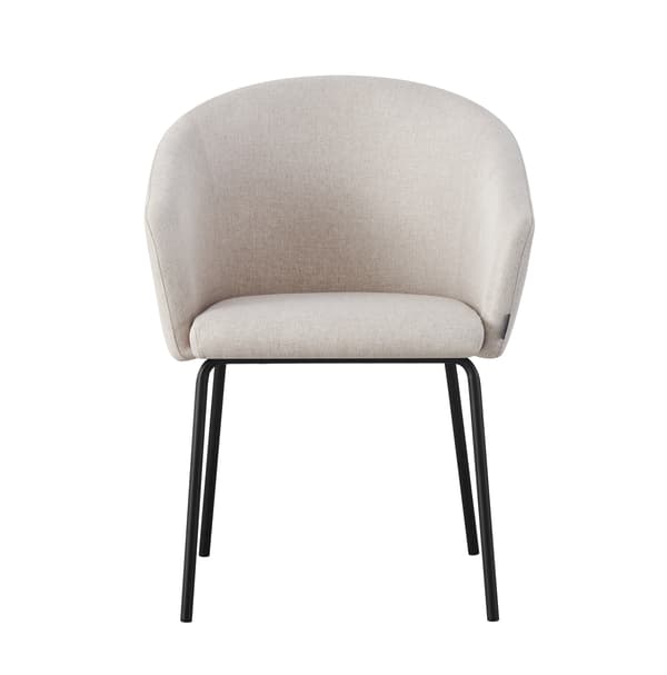 Nuvio klädd fåtölj, beige tyg