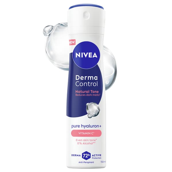 NIVEA Derma Control Natural Tone Antiperspirantti Spray 150ml