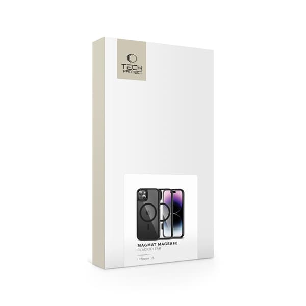 TECH-PROTECT MAGMAT MAGSAFE IPHONE 15 SVART/KLART
