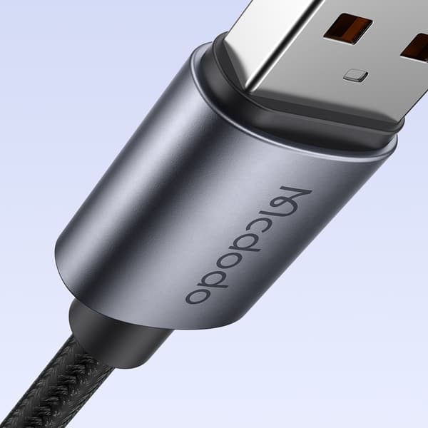 MCDODO Oplader USB Lightning Kabel Hurtig Opladning til iPhone 1M LED