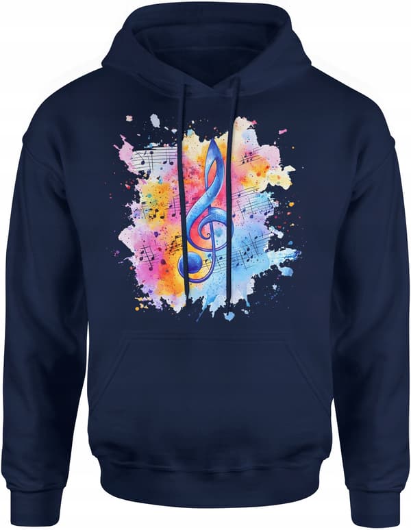 Musiker sweatshirt gave til musiker noder noder kunstnerisk