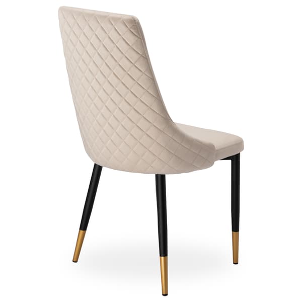 Vermont Velvet beige polstret fløjlsstol