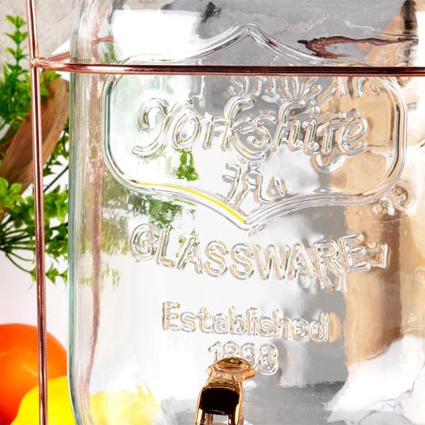 GLASKRUDE 4,2L TIL DRIKKEVARER MED HANTERING OG STATIV 139602
