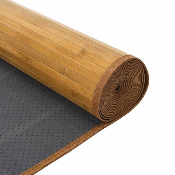 vidaXL Rektangulär matta, naturlig, 70x300 cm, bambu