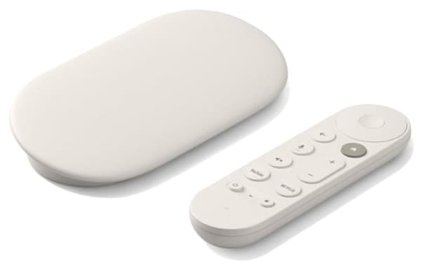 Google TV Streamer 4K mediaspelare (porslin) vit