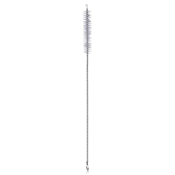 Glas-sugerør med renser, 20 cm, 5 stk.