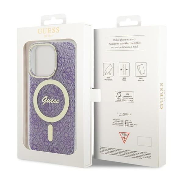 Guess 4G MagSafe - iPhone 14 Pro cover (lilla)