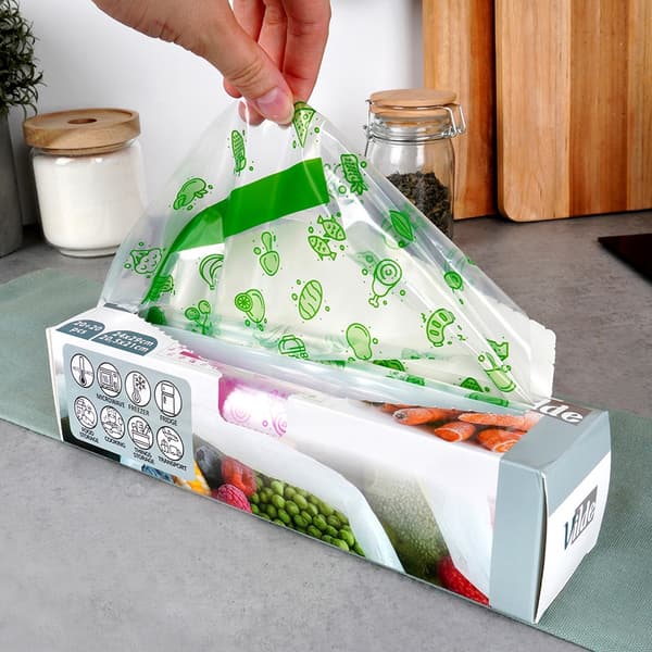 Matförpackning strängpåsar 20,5x21 cm och 24x29 cm 40 st