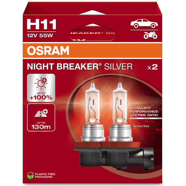 Night Breaker Silver H11 EPACK