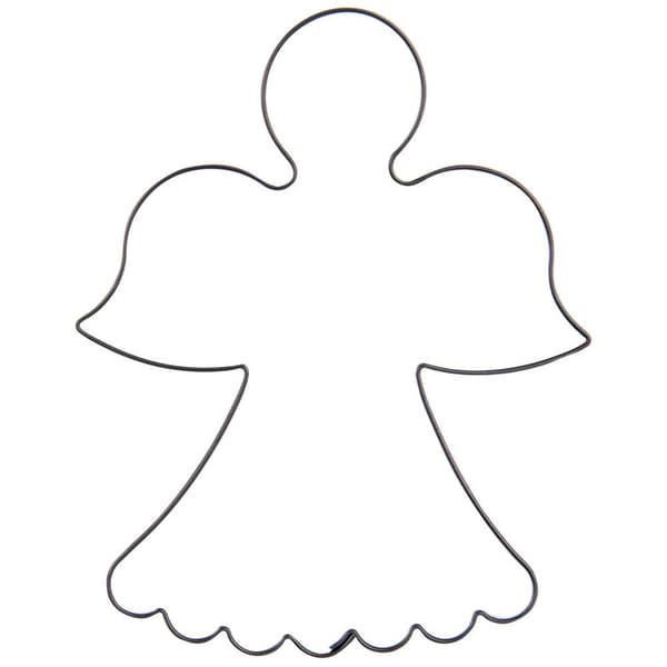 Stålkakutstickare ängel 9,5 cm
