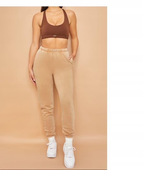 BO+TEE beige afslappede joggingbukser S 0A9F3_A* S 0_9 T3A