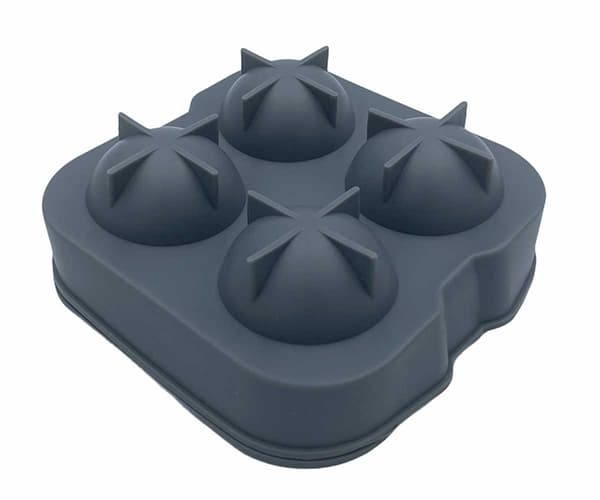SILIKONEFORM TIL 4 ISBOLLER TIL DRIKKEVARER
