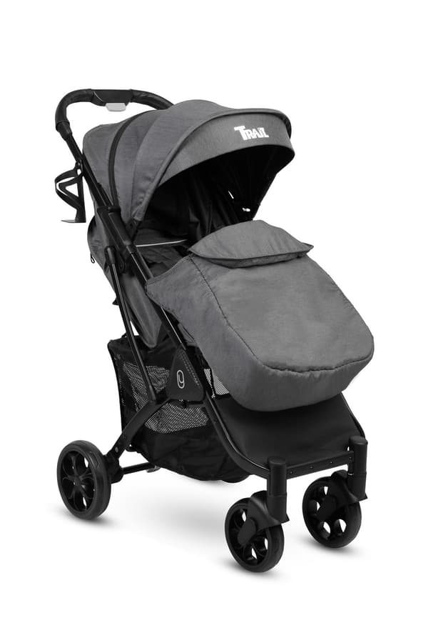 Trail graphite barnvagn