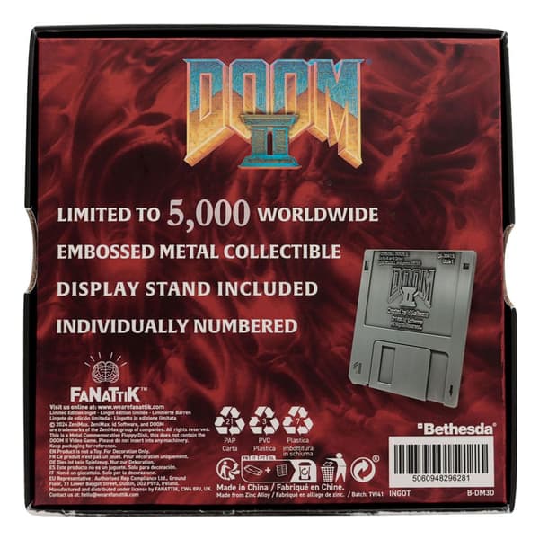 Doom 2 Arena Floppy Disk Replica - Begränsad upplaga om 5000
