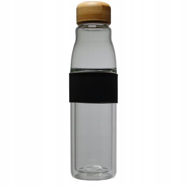ØKO-TERMOVANDFLASKE I GLAS 450 ml