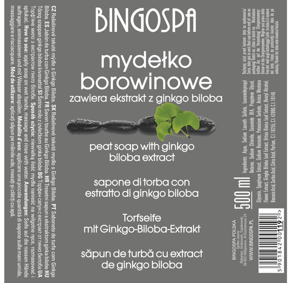 BINGOSPA Ginkgo Biloba Mud Soap