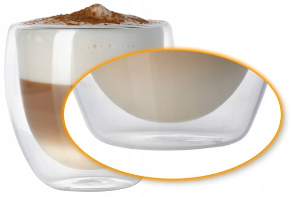 LÄMMÖLLINEN LATTE-LASI 235 ML
