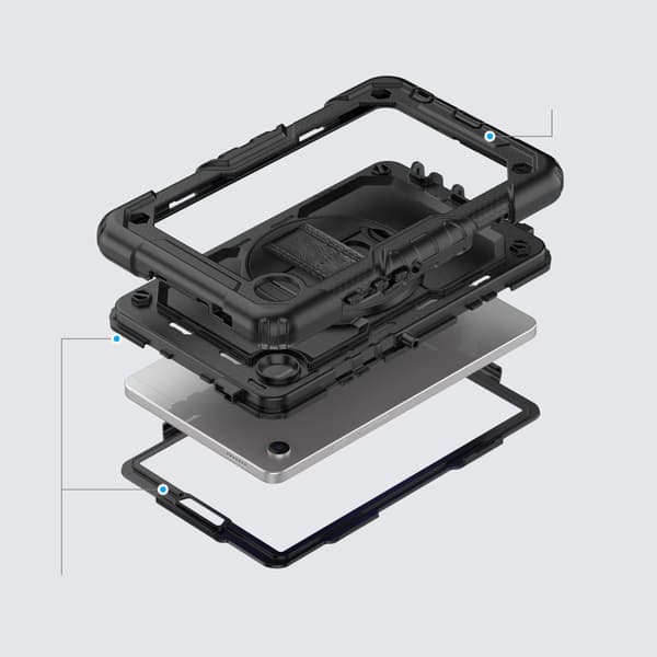 TECH-PROTECT SOLID360 GALAXY TAB A9+ PLUS 11.0 X210 / X215 / X216 MUSTA