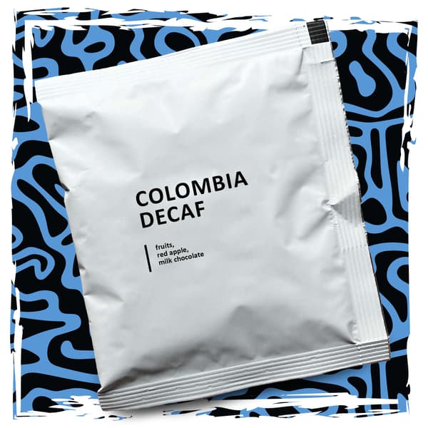 Drip-pussi kahvi CAFEIERE Colombia decaf, 8 kpl