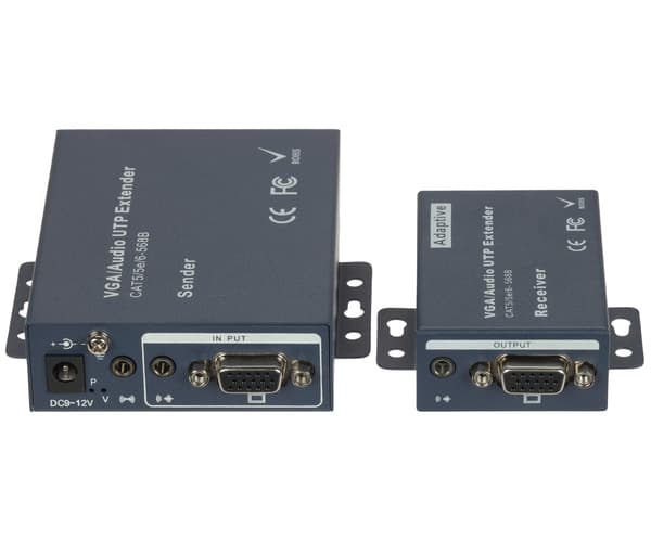 VGA-FÖRLÄNGARE VGA+AU/UTP