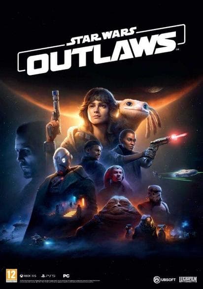 Cenega Star Wars Outlaws tvåsidiga affisch
